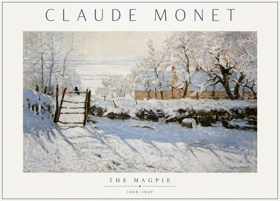 Monet The Magpie No5 - Póster
