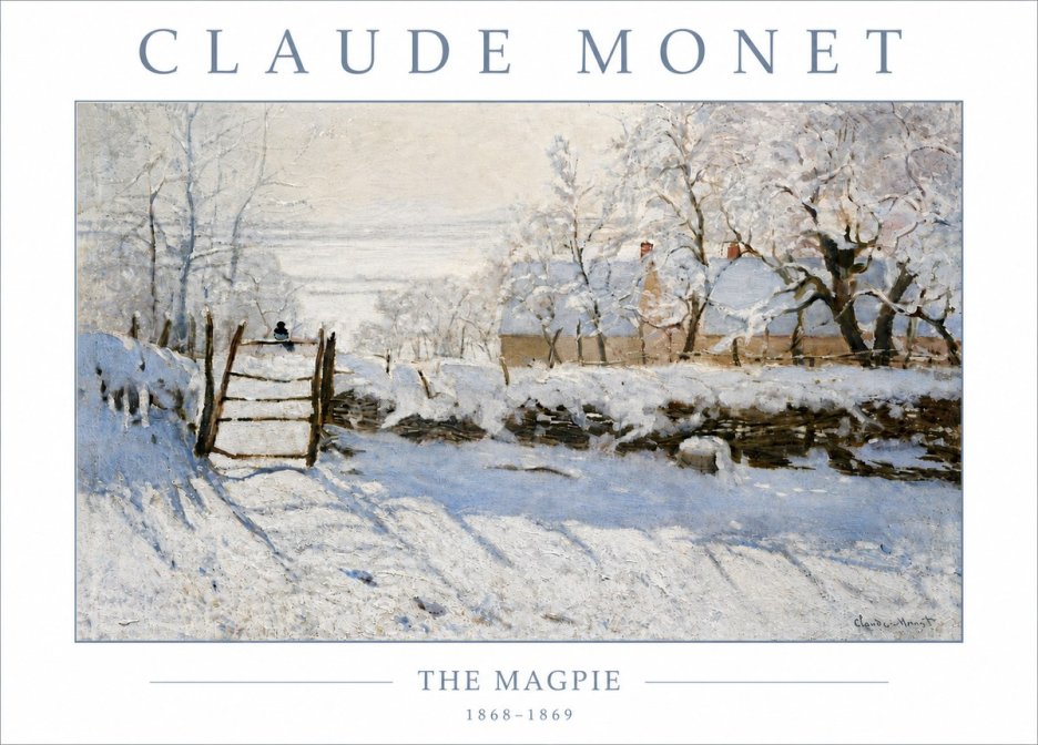 Monet The Magpie No6 - Póster