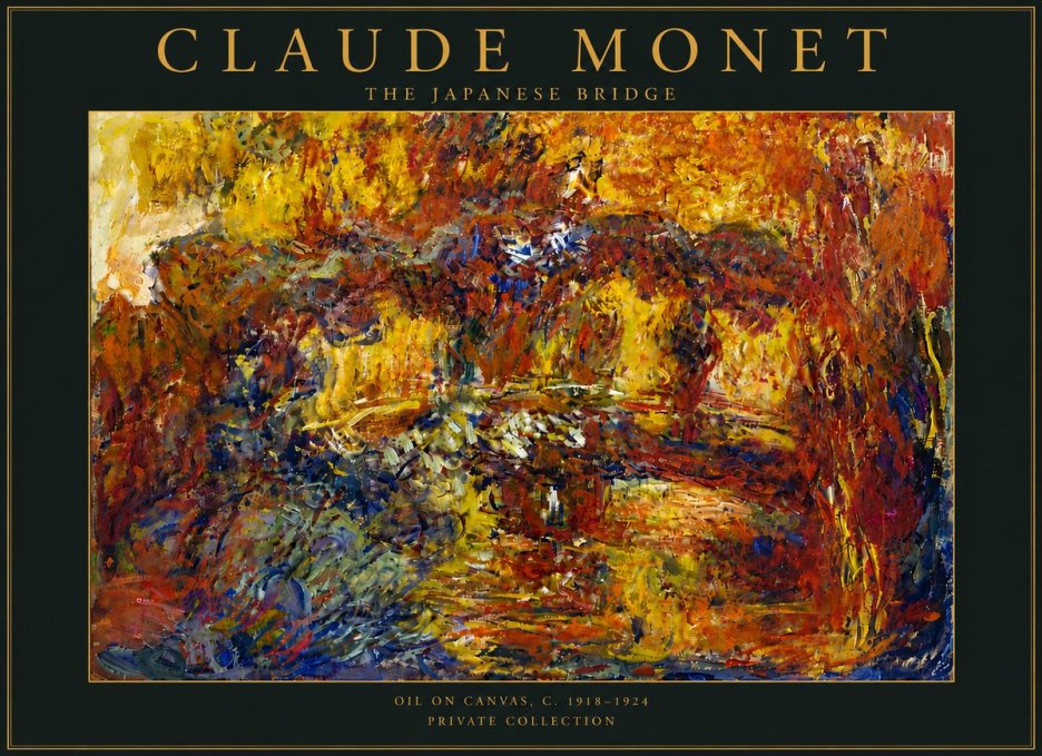 Monet The Japanese Bridge II No5 - Póster