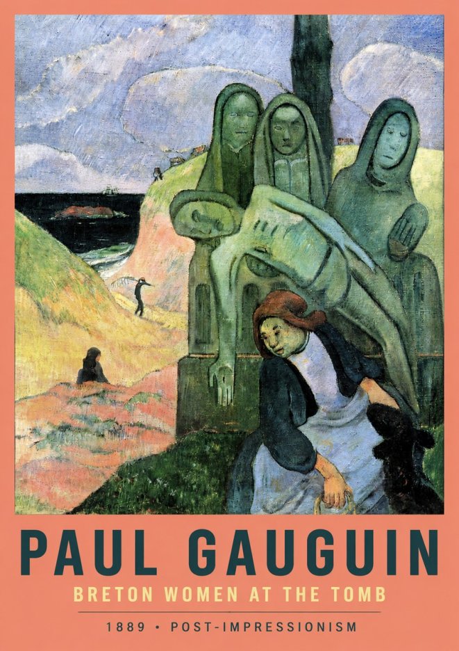 Paul Gauguin The Loss (Te Arii Voyeuse) No3 - Póster
