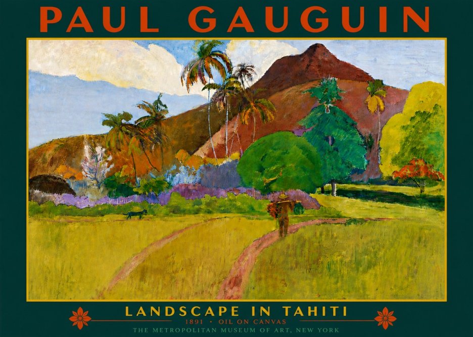 Paul Gauguin Landscape in Tahiti II No6 - Póster