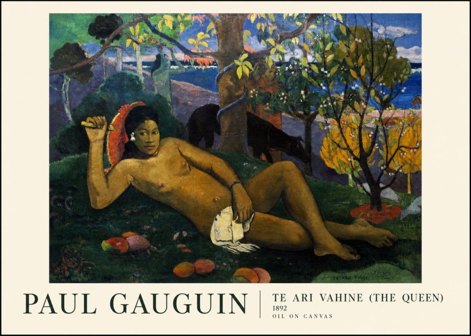 Paul Gauguin Te Ari Vahine (the Queen) No1 - Póster