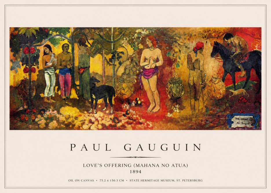 Paul Gauguin Paradise (Parahéréhé) No5 - Póster