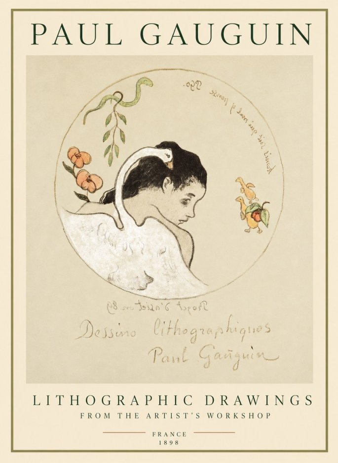 Paul Gauguin Dessins Lithographiques No1 - Póster