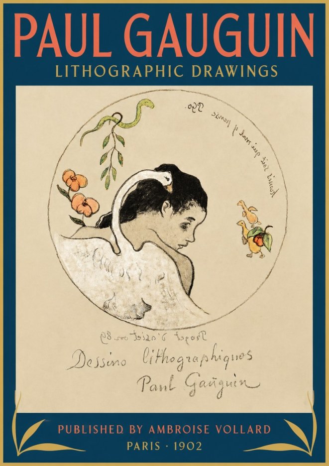 Paul Gauguin Dessins Lithographiques No3 - Póster