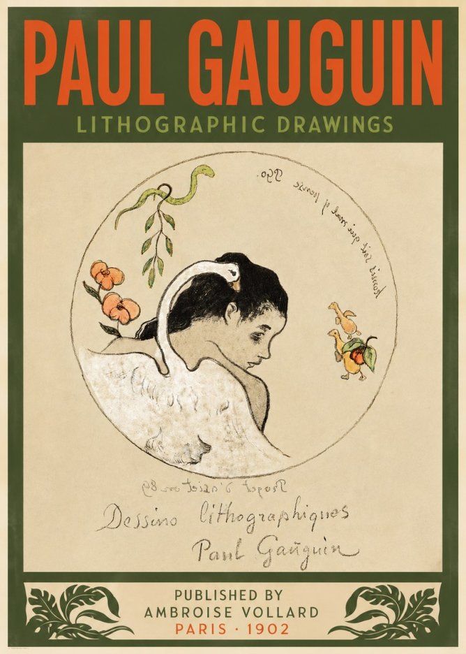 Paul Gauguin Dessins Lithographiques No4 - Póster
