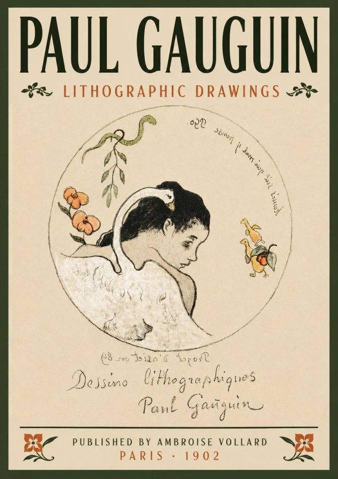 Paul Gauguin Dessins Lithographiques No6 - Póster