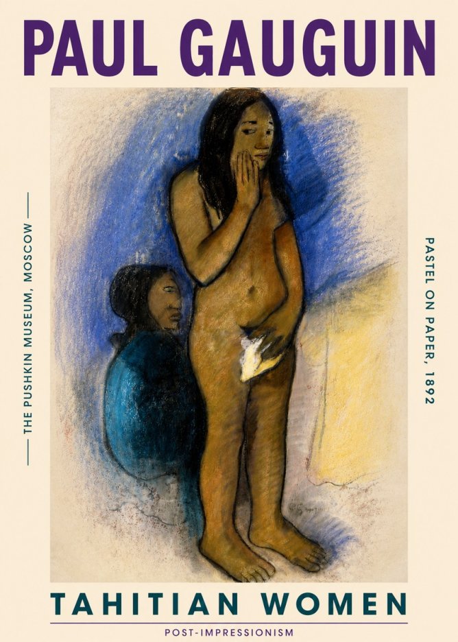 Paul Gauguin Tahitian Women No3 - Póster