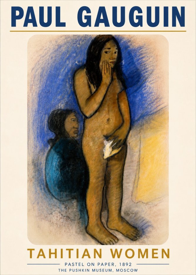 Paul Gauguin Tahitian Women No6 - Póster
