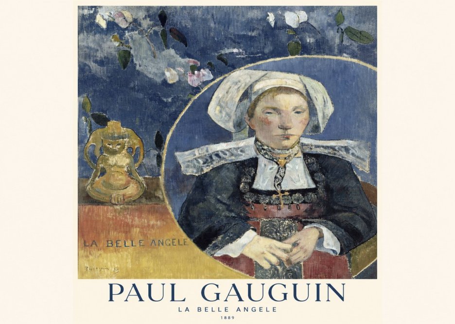 Paul Gauguin La Belle Angele No1 - Póster
