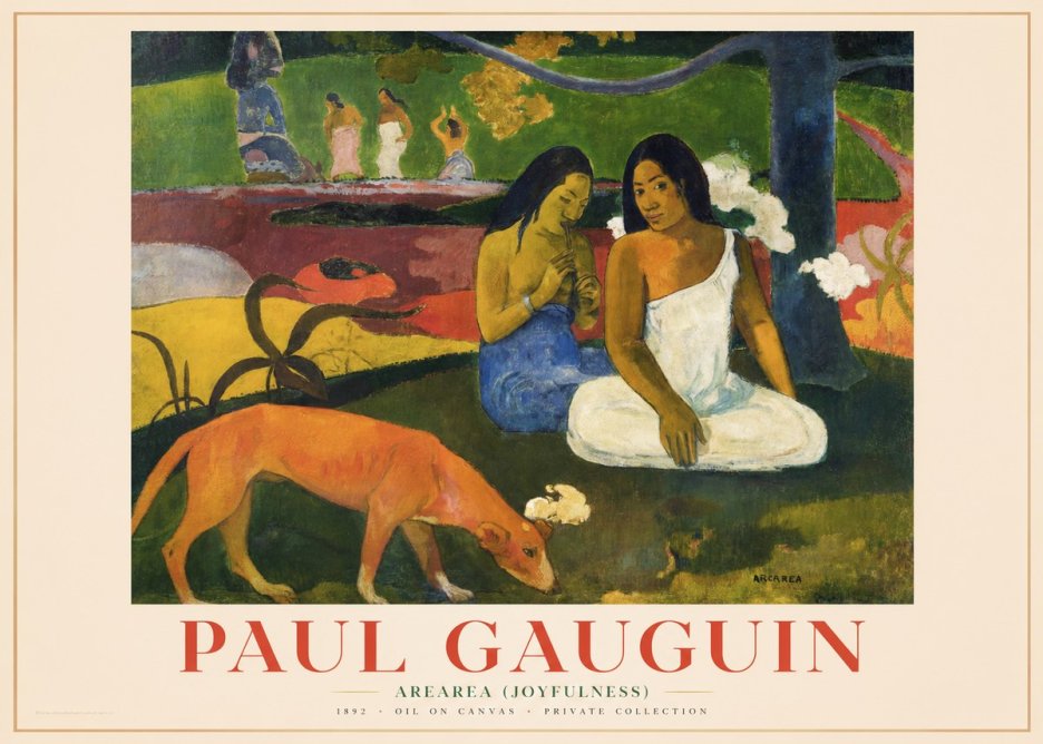 Paul Gauguin Arearea (Joyfulness) No5 - Póster