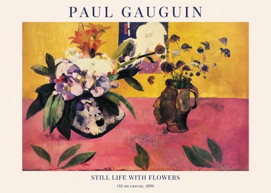 Paul Gauguin Still Life with Flowers No1 - Póster