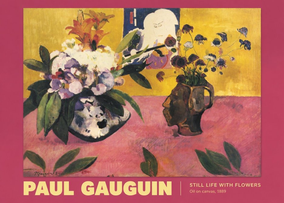 Paul Gauguin Still Life with Flowers No2 - Póster