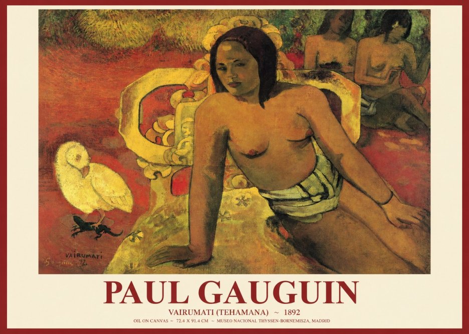 Paul Gauguin Vairumati (Tehamana) No1 - Póster