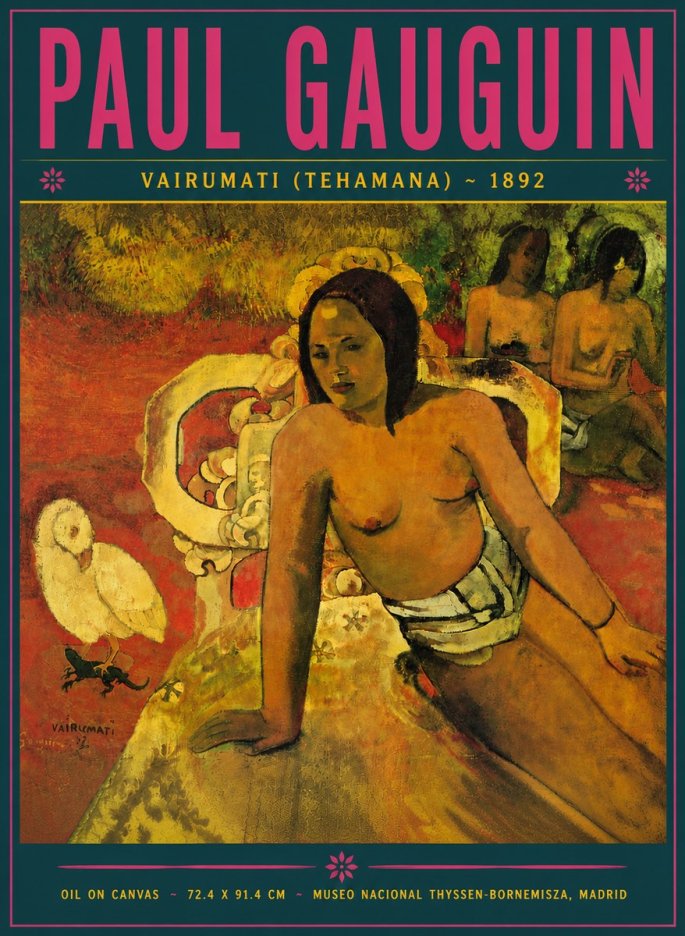 Paul Gauguin Vairumati (Tehamana) No5 - Póster