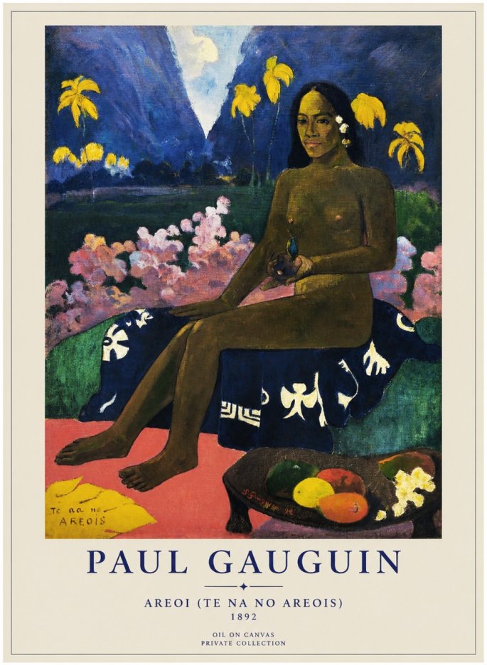 Paul Gauguin Te Na No Areois (the Seed of the Areoi) No5 - Póster
