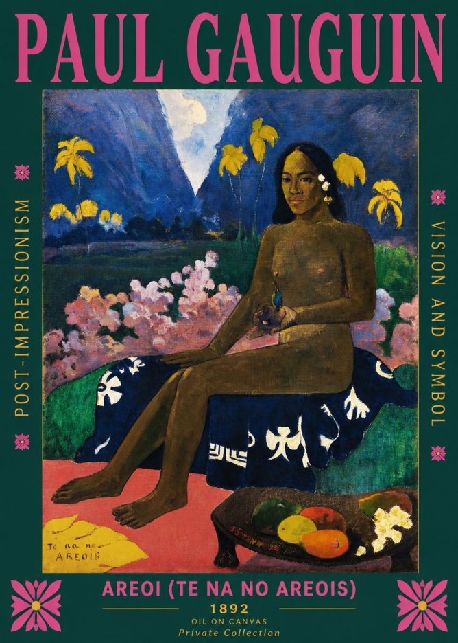 Paul Gauguin Te Na No Areois (the Seed of the Areoi) No6 - Póster