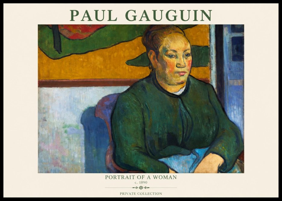Paul Gauguin Portrait of a Woman No1 - Póster