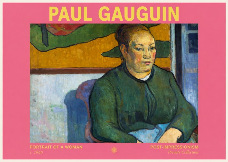 Paul Gauguin Portrait of a Woman No2 - Póster