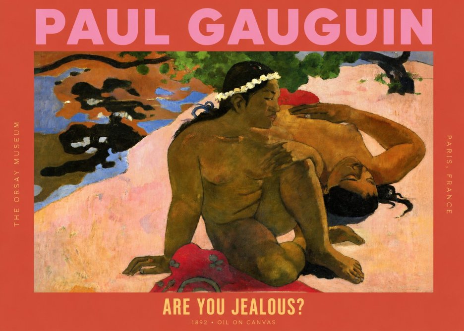 Paul Gauguin Are You Jealous? No2 - Póster