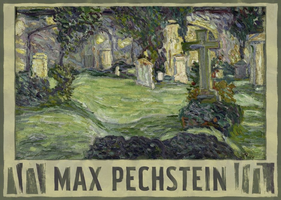 Max Pechstein Cemetery No3 - Póster