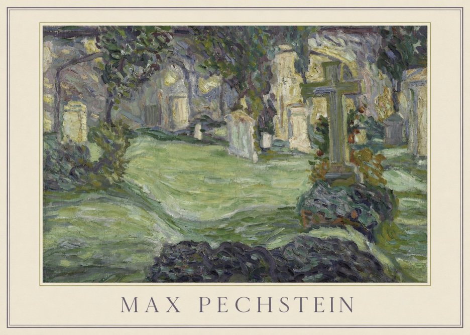 Max Pechstein Cemetery No4 - Póster