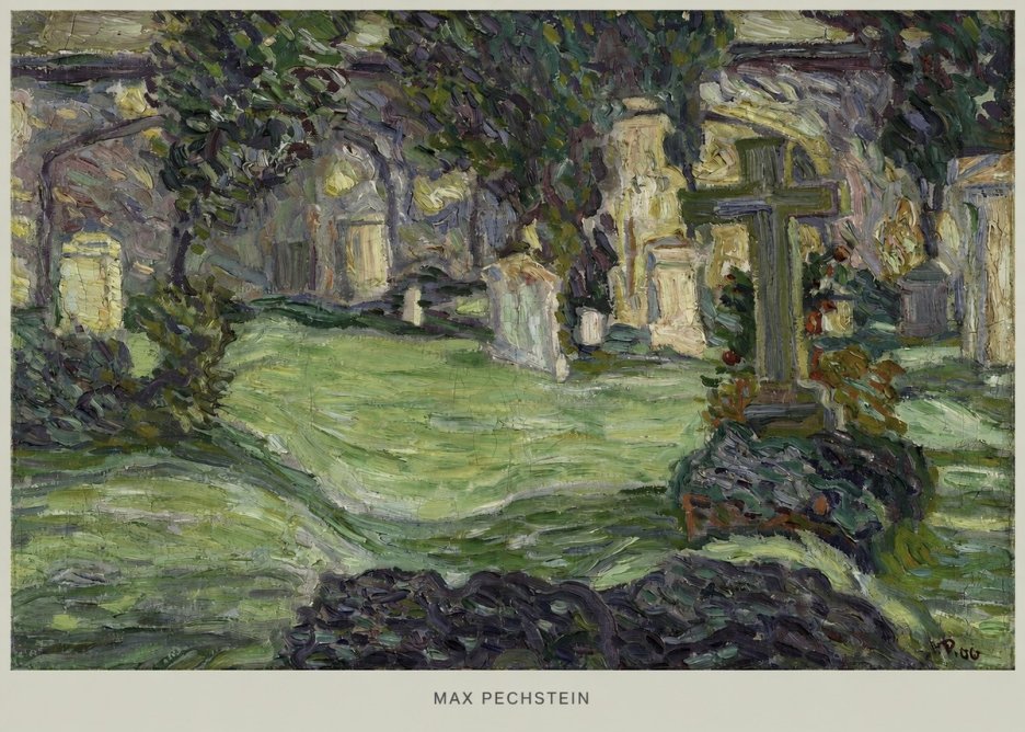 Max Pechstein Cemetery No5 - Póster