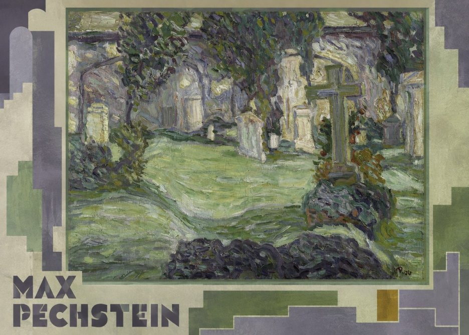 Max Pechstein Cemetery No6 - Póster