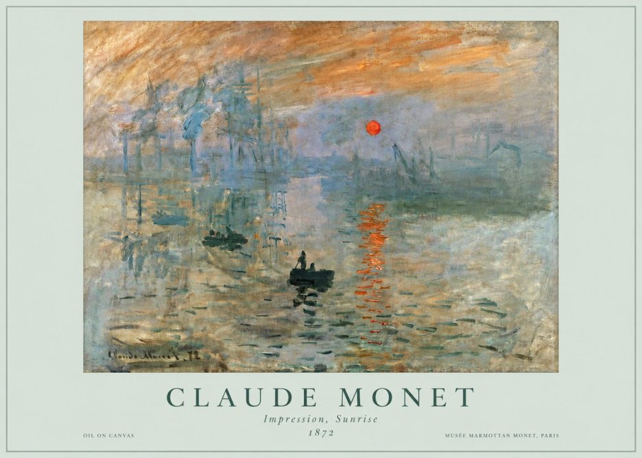 Monet Impression, Sunrise II No3 - Póster