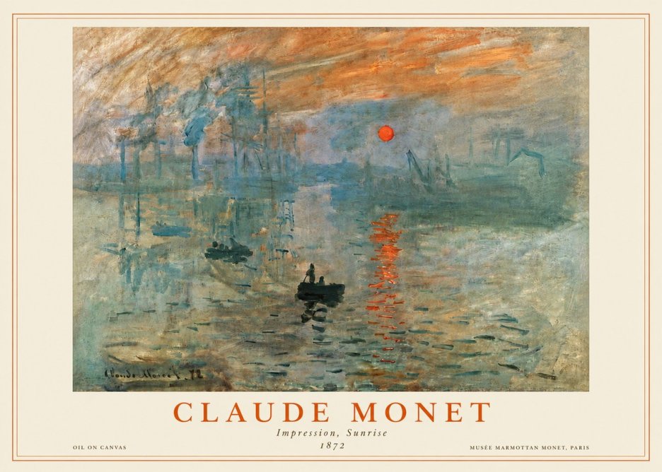 Monet Impression, Sunrise II No4 - Póster