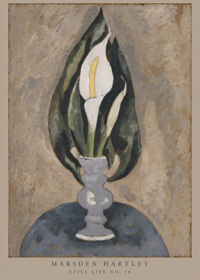 Marsden Hartley Still Life No. 16 No6 - Póster