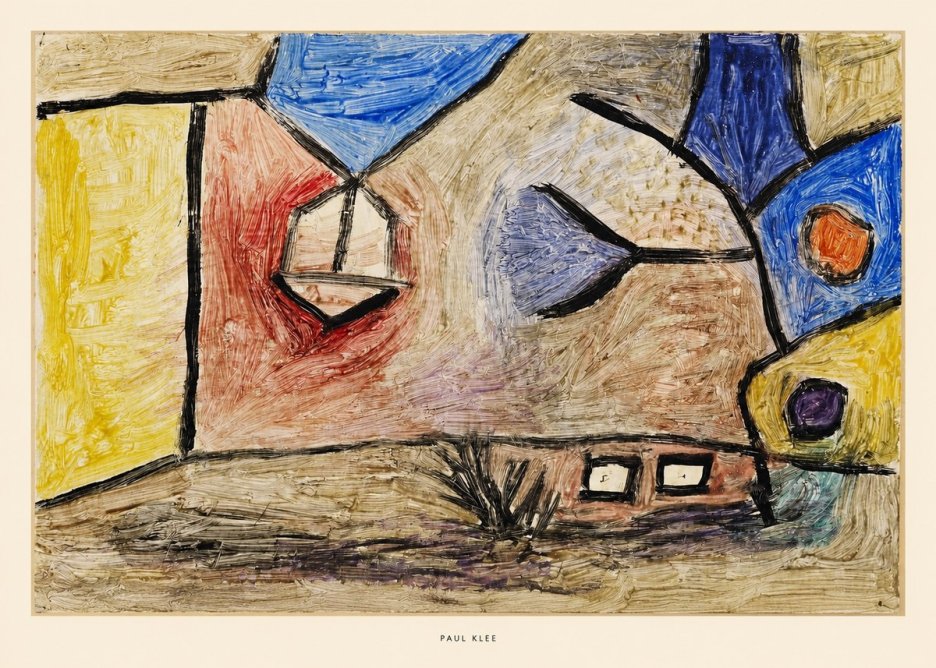 Paul Klee Der Niesen No5 - Póster