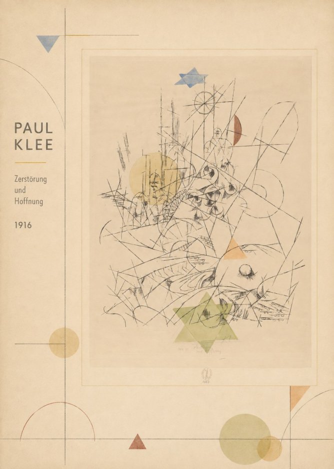 Paul Klee Zerstörung Und Hoffnung I No2 - Póster