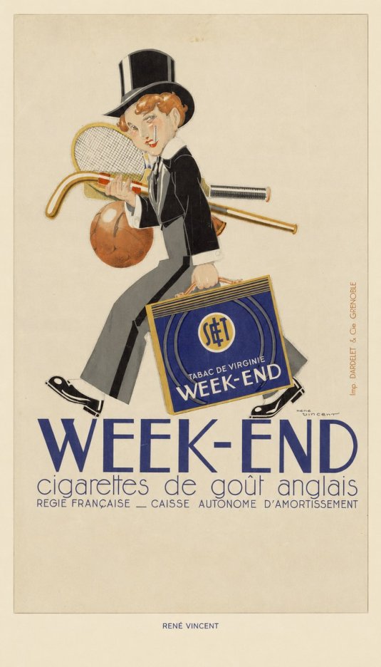 René Vincent Week-end No6 - Póster