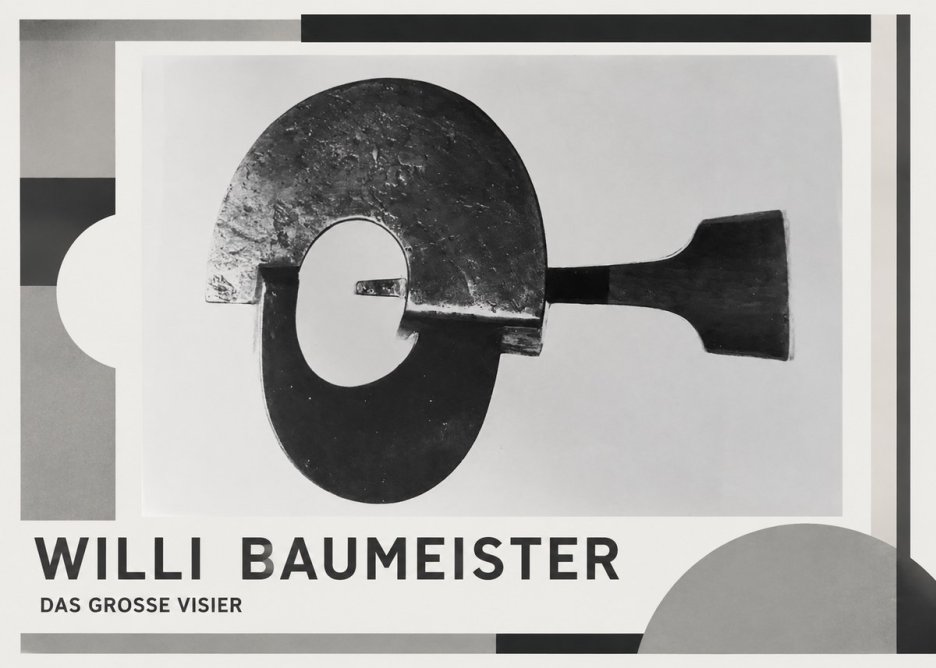 Willi Baumeister Das Grosse Visier No1 - Póster