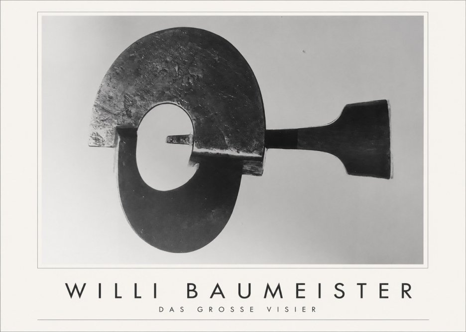 Willi Baumeister Das Grosse Visier No3 - Póster