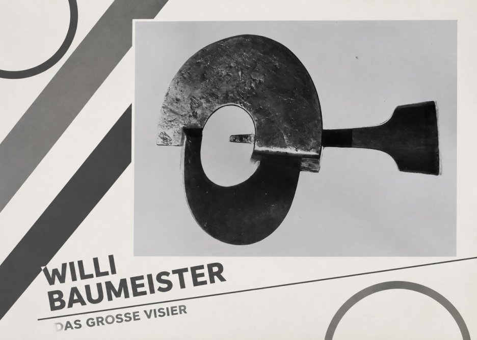 Willi Baumeister Das Grosse Visier No4 - Póster