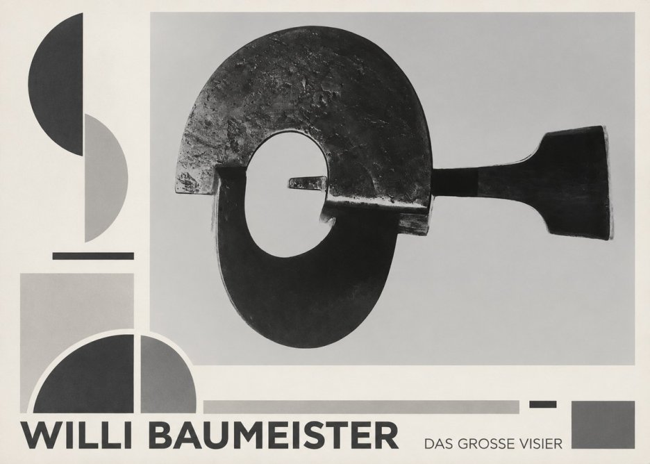 Willi Baumeister Das Grosse Visier No6 - Póster