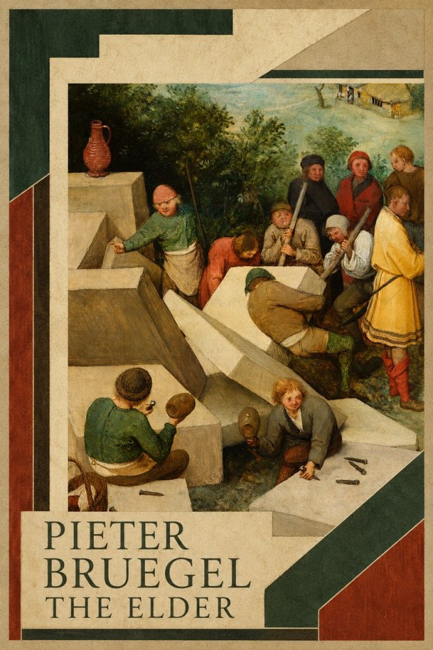 Pieter Bruegel The Tower of Babel V No2 - Póster