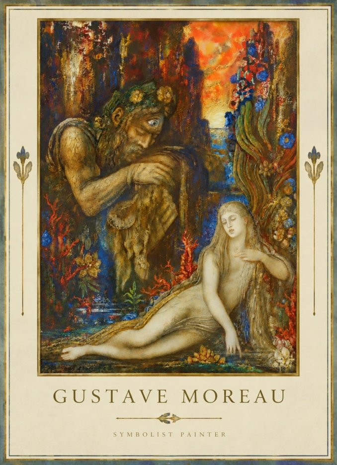 Gustave Moreau Galatea I No3 - Póster