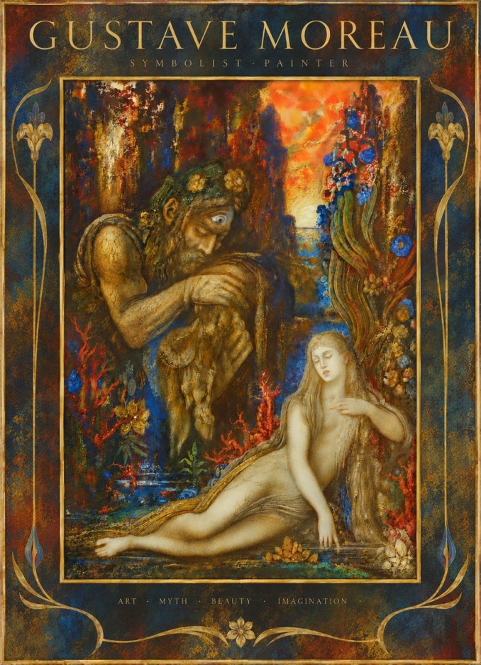 Gustave Moreau Galatea I No6 - Póster