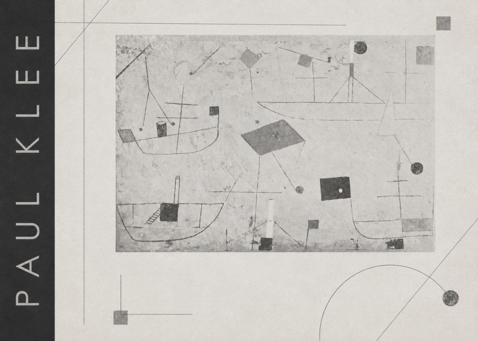Paul Klee Seascape with Boats No2 - Póster