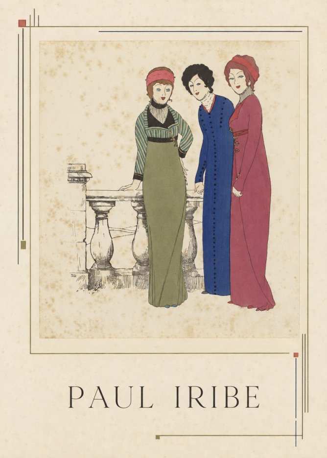 Paul Iribe Fashionable Ladies No2 - Póster