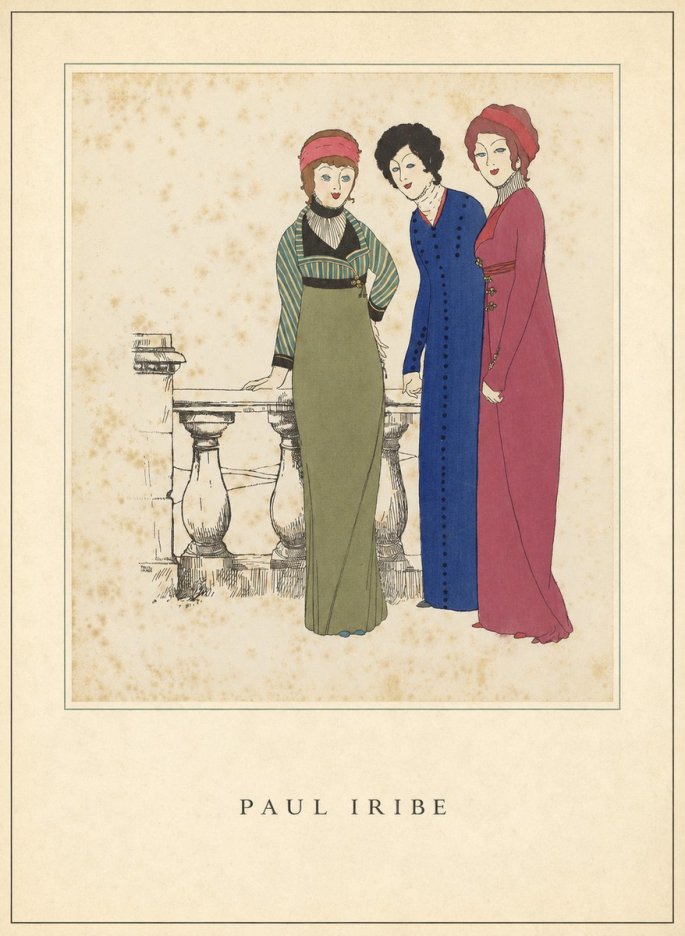Paul Iribe Fashionable Ladies No5 - Póster