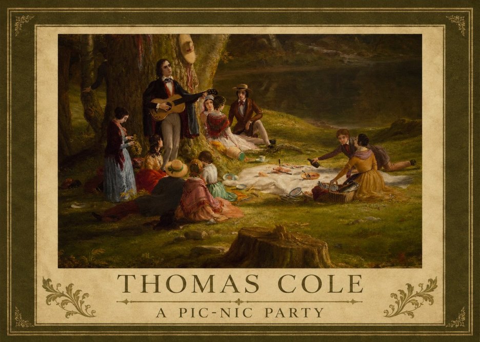 Thomas Cole A Pic-nic Party No1 - Póster