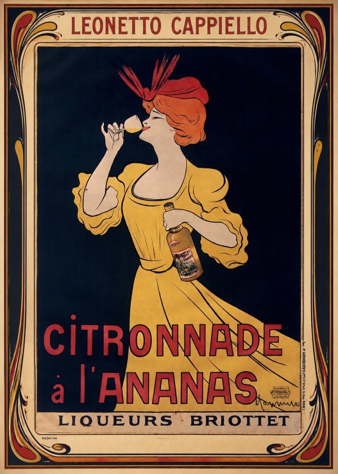 Leonetto Cappiello Citronnade À L'ananas No1 - Póster