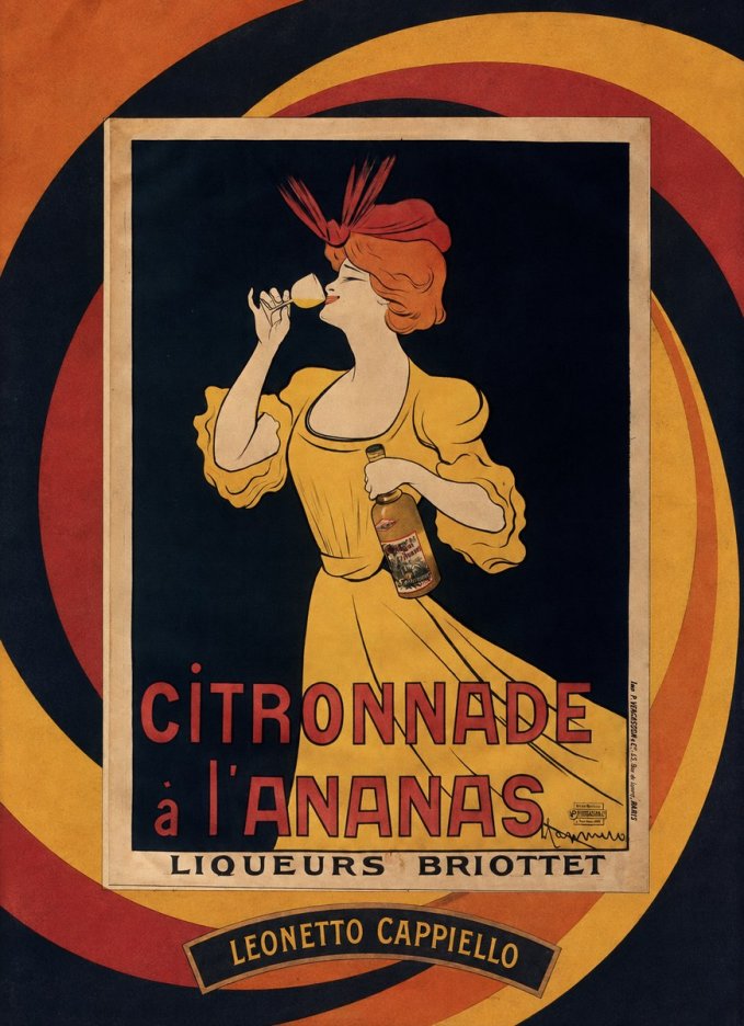 Leonetto Cappiello Citronnade À L'ananas No5 - Póster