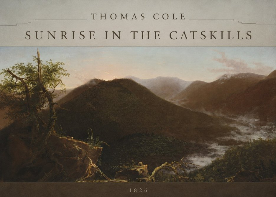 Thomas Cole Sunrise in the Catskills I No6 - Póster