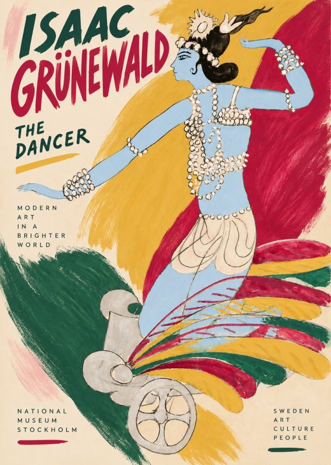 Isaac Grünewald Dancer on a Chariot No6 - Póster