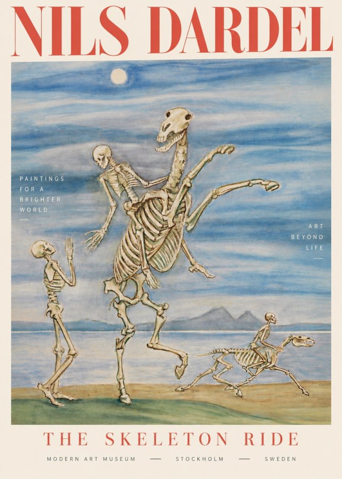 Nils Dardel The Dancer No4 - Póster